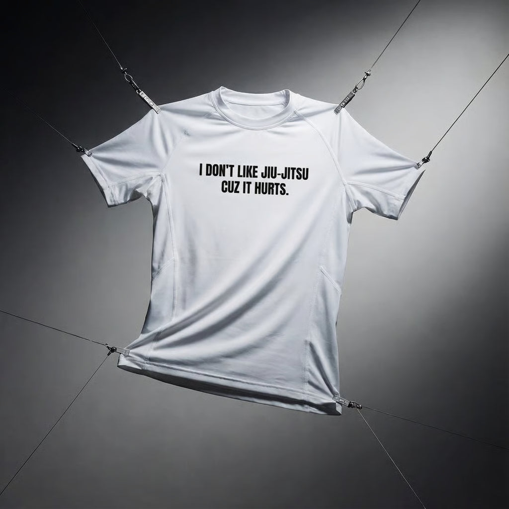 Cuz It Hurts Men's Short Sleeve Rash Guard
