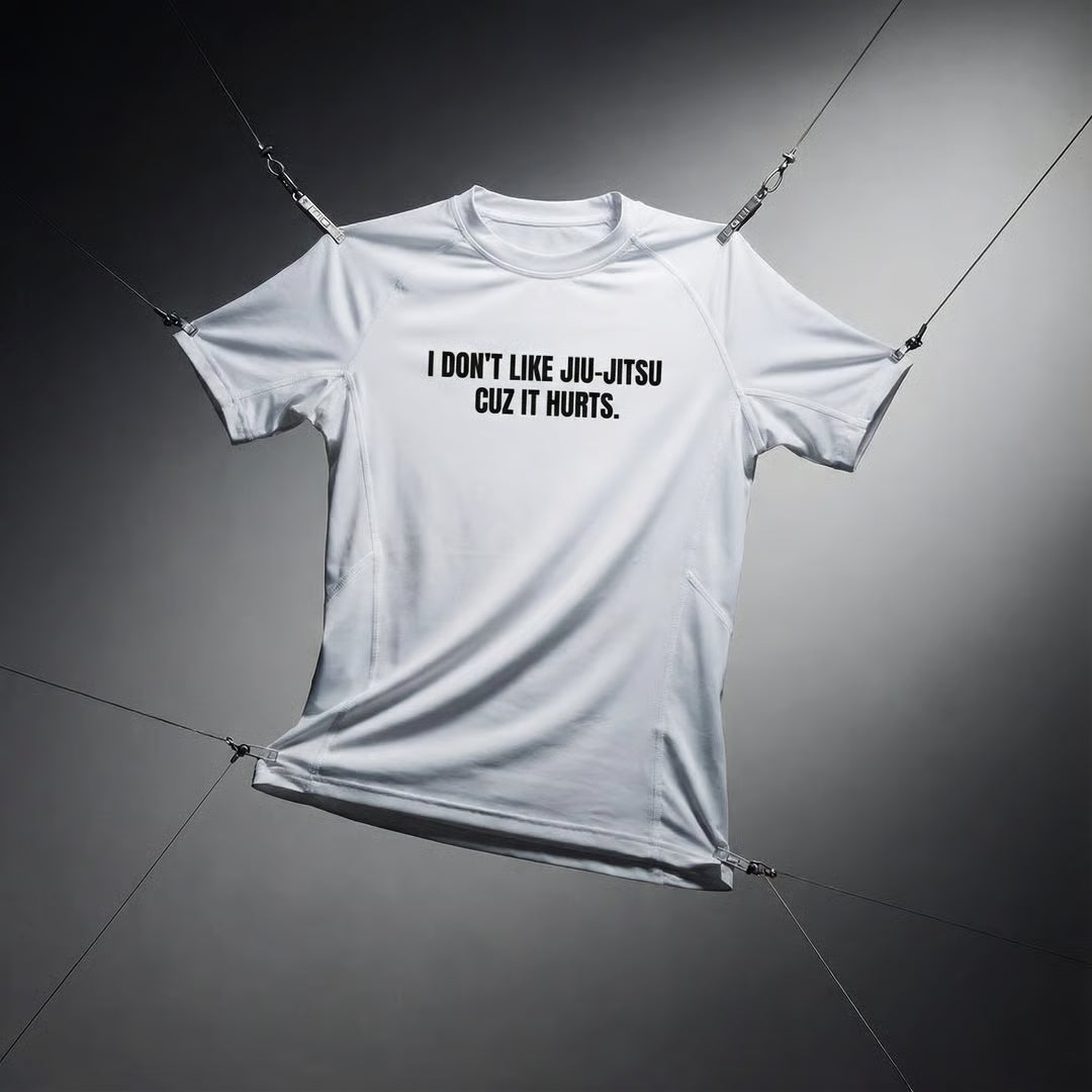 Cuz It Hurts Men's Short Sleeve Rash Guard