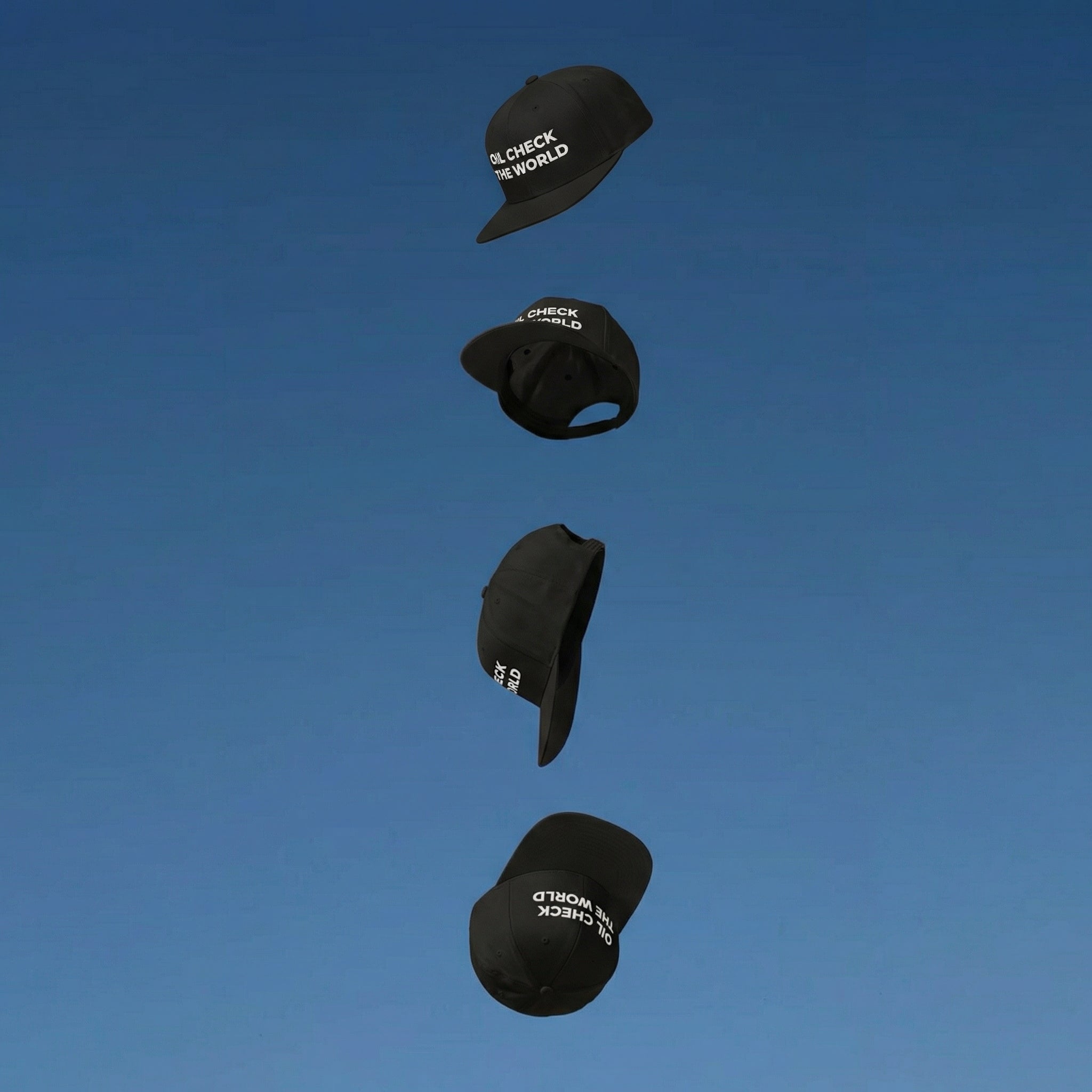 Flat Oil Check The World Hat